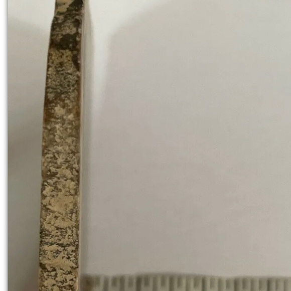 Small Polished Petrified Wood Full Slab w Bark 5 1/x 5” x 1/2” 8.6 oz. - Picture 4 of 9